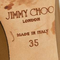 Jimmy Choo Brown Leather Avril Pumps Size 35