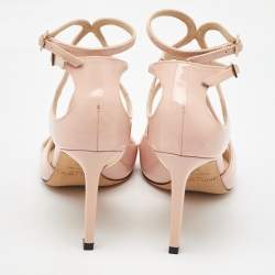 Jimmy Choo Light Pink Patent Leather Lancer Pumps Size 36
