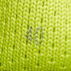 Jimmy Choo Neon Green Knit Fabric Diamond Light Maxi Sneakers Size 40