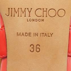 Jimmy Choo Pink Lace and Patent Leather Lottie Strappy Sandals Size 36