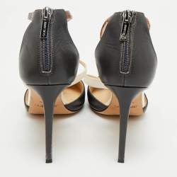 Pre Owned Jimmy Choo Multicolor Snakeskin Embossed and Leather Saoni Pumps Size 40