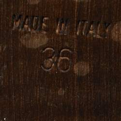 Pre Owned Jimmy Choo Multicolor Python Ankle Strap Sandals Size 36