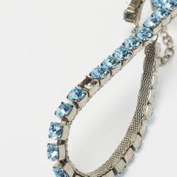 Pre Owned Jimmy Choo Off White Satin Saeda Crystals Ankle Strap Pumps Size 40