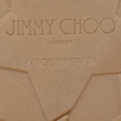 مملوكة مسبقًا Jimmy Choo Brown Suede Mules Size 38