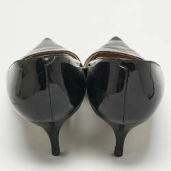 Pre Owned Jimmy Choo Black Patent Leather Romy Pumps Size 40