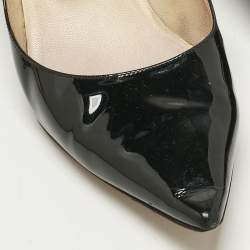 Pre Owned Jimmy Choo Black Patent Leather Romy Pumps Size 40