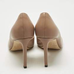 Pre Owned Jimmy Choo Beige Leather Sophia D'orsay Pumps