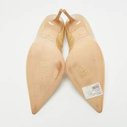 مملوكة مسبقًا Jimmy Choo Abel Size 40 Beige Patent Leather Pumps