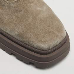 Pre Owned Jimmy Choo Noemi Size 35.5 Taupe Grey Ankle Length Boots