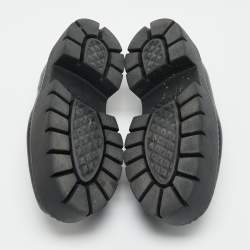 مملوكة مسبقًا حذاء لوفرز بلاتفورم جلد أسود جيمي تشو براير مقاس 40