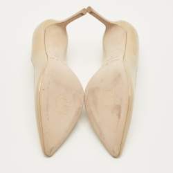 مملوكة مسبقًا Jimmy Choo Love Size 38 Beige Patent Leather Pumps