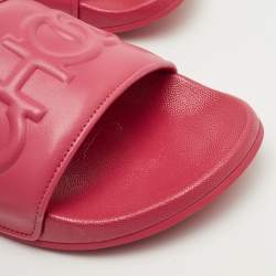 مملوكة مسبقًا Jimmy Choo Azari Size 43 Pink Leather Slide Sandals