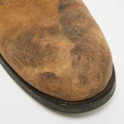 مملوكة مسبقًا Jimmy Choo Dover Size 41 Brown Suede Ankle Length Boots