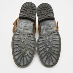 مملوكة مسبقًا Jimmy Choo Dover Size 41 Brown Suede Ankle Length Boots