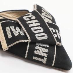 Pre Owned Jimmy Choo Gretchen Size 36 Black Fabric and Suede Mules