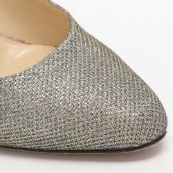 Pre Owned حذاء كعب عالى جيمى تشو لوركش بريدجيت لونين ميتالك مقاس 39.5