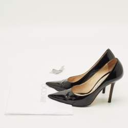 Pre Owned Jimmy Choo Romy Size 36 Black Patent Leather Pumps