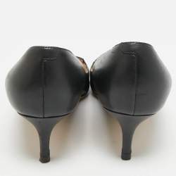 مملوكة مسبقًا Jimmy Choo Avril Size 35.5 Black Leather Pumps