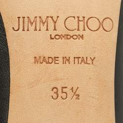 مملوكة مسبقًا Jimmy Choo Avril Size 35.5 Black Leather Pumps