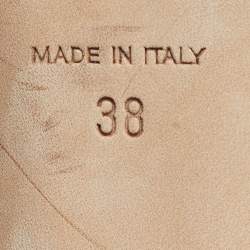 Pre Owned صندل جيمي تشو كينان سويدي أزرق مقاس 38