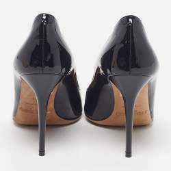 مملوكة مسبقًا Jimmy Choo Alia Size 36.5 Black Patent Leather Pumps