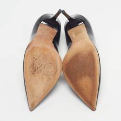 مملوكة مسبقًا Jimmy Choo Alia Size 36.5 Black Patent Leather Pumps