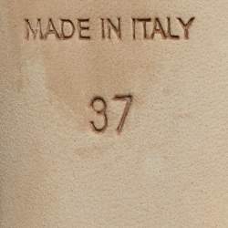 Pre Owned Jimmy Choo Romy Size 37 Blue Glitter PoInted Toe Pumps