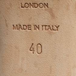 Pre Owned Jimmy Choo Deluxe Size 40 Black Fabric And Leather Ankle Length Boots