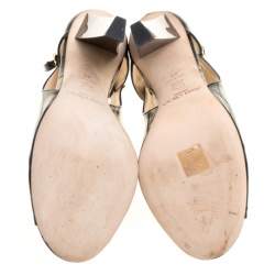 Pre Owned Jimmy Choo Black Eel Leather Keira Ankle Boots Size 40