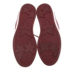 مملوكة مسبقًا حذاء رياضي جيمي تشو "ميامي" رباط علوي سويدي و غليتر وردي مقاس 38