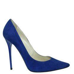 Pre Owned Jimmy Choo Blue Suede Anouk  Pumps