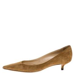 Pre Owned حذاء كعب عالى جيمى تشو جلد أسود لامع مقاس 39