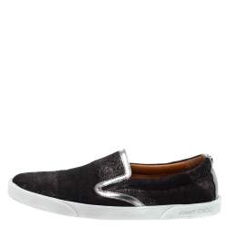 Jimmy choo demi discount suede slip-on sneakers