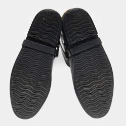 Pre Owned حذاء بوت للمطر جيمي تشو مطاط أسود مقاس 39