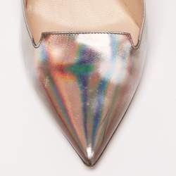 Pre Owned حذاء كعب عالي جيمي تشو أفريل جلد متقزح متعدد الألوان مقاس 40