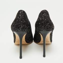مملوكة مسبقًا Jimmy Choo Two Tone Coarse Glitter Romy  Pumps Size 36.5