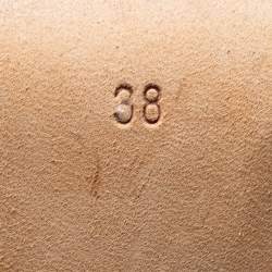 Pre Owned Jimmy Choo Black Leather Ankle Strap  Sandals Size 38