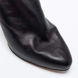 Pre Owned Jimmy Choo Black Leather Ankle Strap  Sandals Size 38