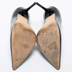 Pre Owned Jimmy Choo Black Patent Leather Romy Pumps Size 38