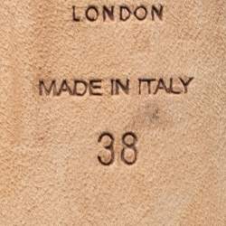 Pre Owned Jimmy Choo Black Patent Leather Romy Pumps Size 38