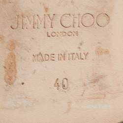 Pre Owned Jimmy Choo Black Suede Trude Ballet Flats Size 40