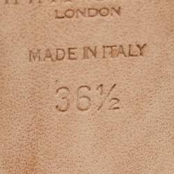 Pre Owned Jimmy Choo Beige Suede Romy Pumps Size 36.5