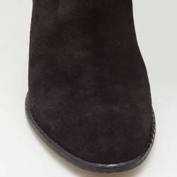 Dior Black Suede Madalie Knee Length Boots Size 39