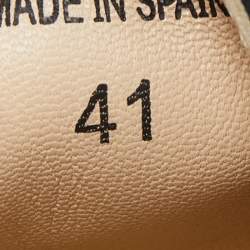 Pre Owned Jimmy Choo Black/Gold Suede Dawn Espadrille Sneakers Size 41