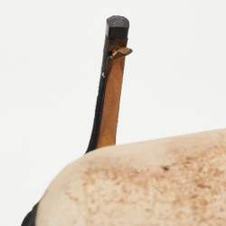 Pre Owned Jimmy Choo Black Suede Cage Sandals Size 40   