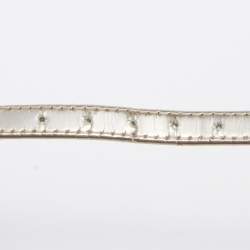 Pre Owned Jimmy Choo Gold Patent Leather Ankle Strap Open Toe Sandals Size 39