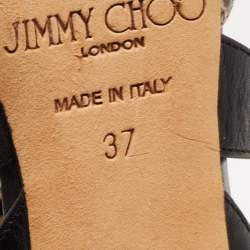 Pre Owned  Jimmy Choo Tricolor Python and Leather Lapris Pumps Size 37