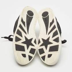 مملوكة مسبقًا Jimmy Choo Black Suede Embellished Low Top  Sneakers Size 40