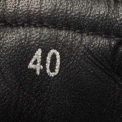 مملوكة مسبقًا Jimmy Choo Black Suede Embellished Low Top  Sneakers Size 40