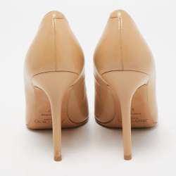 Pre Owned Jimmy Choo Beige Leather Abel Pumps Size 37